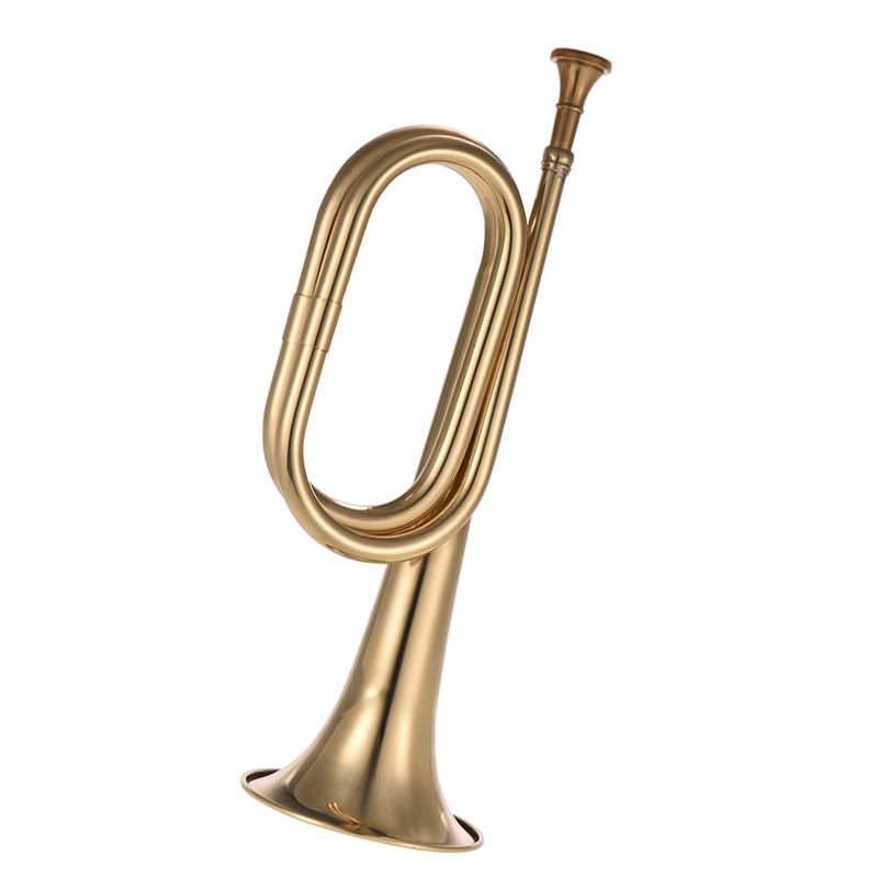 COMETX Cavalry Trumpet Signal Horn Call with Mouthpiece for School