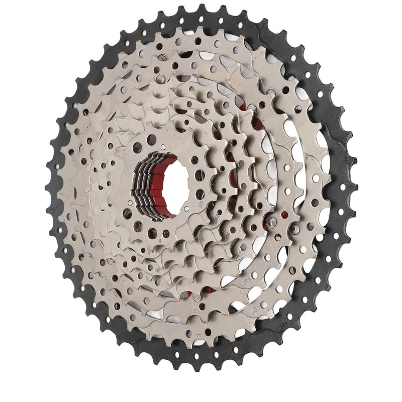 9 Speed Bike Cassette Aluminum Alloy 12 to 46T Precise