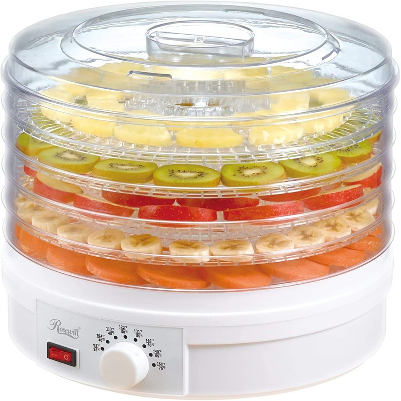 GUCUJI Pack of 5 Premium Non stick Round Silicone Dehydrator