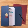 5Pcs A4 Certificate Award Diploma Cover Tri-Fold Paper Certificate Holder