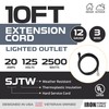 Iron Forge Cable de extensión para secadora/EV de 10 pies,