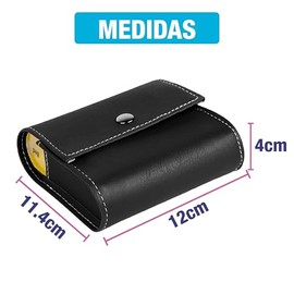 Portabs Pastillero Semanal 4 Tomas al Día | Organizador para Medicamentos Portátil 7 Días con Estuche Deslizable Fácil Uso Adultos Mayores BPA Free