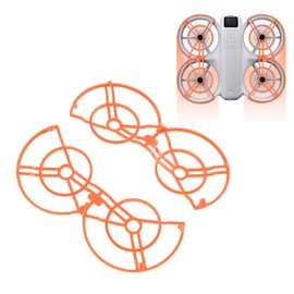 Propeller Guard Protector for Neo Drone, Anti Collision Prop Bumper Protective Cover Impact Resistant, Drone Blades Bumper (Orange)