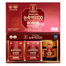 6 Years Red Ginsenoside 100% Concentrate 10.6 oz (300 g) (3.5 oz (100 g) x 3 packs) (3 month supply) Dinsenoside Rg1 + Rb1 + Rg3 … 0.4 oz (12 mg / 3 g) (Daily Supply) Korean Health Food