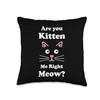 Are You Kitten Me Right Meow Funny Cat Mom Gift