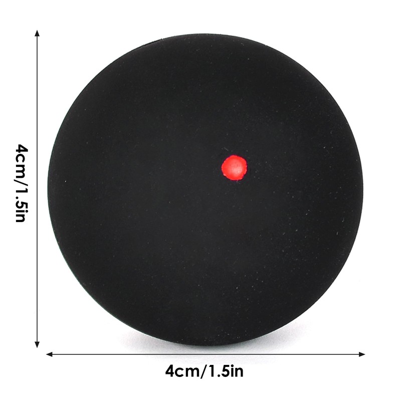 Homirty Squash Balls Sport Squash Ball, Rubber Squash Racket Balls,