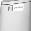 Garbage Trash Recycle Compost Stickers - 3 Durable Vinyl Labels