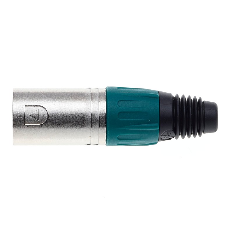Keple 4 Pin XLR Plug, Green - Male Audio Microphone