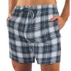 sesto senso Elegant Checked Short Sleeve Pyjamas Men's Button Down