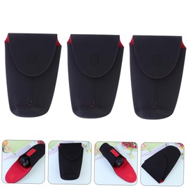 Operitacx 3pcs Camera Lens Bags Durable Shockproof Lens Pouches for DSLR for Photographers and Outdoor Use