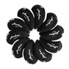 Andux 10pack/set Neoprene Golf Iron Club Head Covers Black/black MT/A03