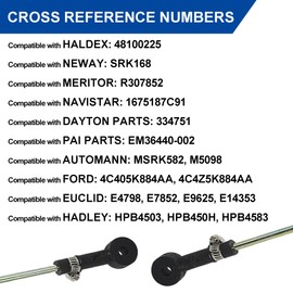 48100225 Height Control Valve Linkage Kit - Adjustable Linkage Replaces Haldex 48100225|Neway SRK168|Meritor R307852-13-1/2" to 19-1/2" Adjustable Height Linkage for Heavy Commercial Vehicles