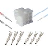 9-pin with 14-20 awg, Wire Connector - 2.13 mm snap
