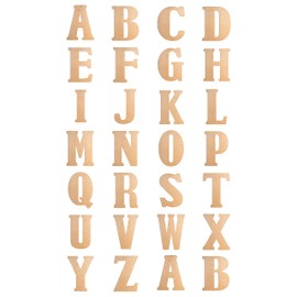 UNFINISHEDWOODCO 18 in. Letter L, Unfinished Vintage Monogram Wood Letter. for Your DIY Decor Such as Door Hanger, Wall Decor, Alphabet for Birthday, Wedding (L)