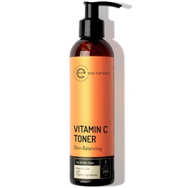 Natural Vitamin C Face Toner - Hydrating, Firming, pH Balancing Facial Toner - 8 Ounces - Eve Hansen.
