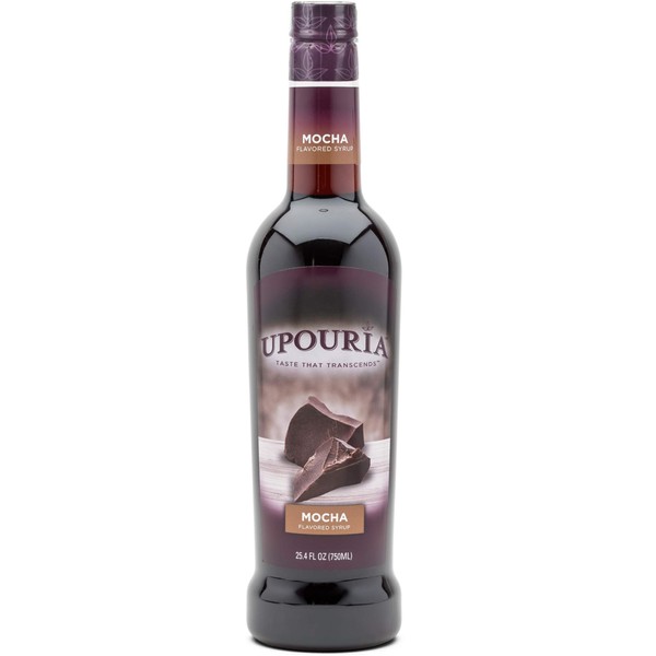 Upouria Coffee Syrup - Mocha Flavoring, 100% Gluten Free, Vegan,