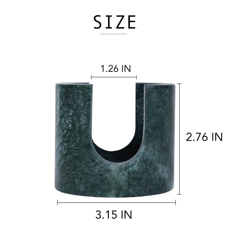JIMEI Travertine Marble Sponge Holder for Kitchen Sink - Natural