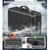 BigPonPon Fireproof Document Box, Hard Case Highly Flame-Resistant Fire Proof