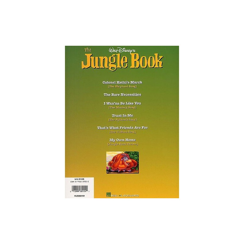 The Jungle Book - Vocal Selections. Sheet Music for Piano,