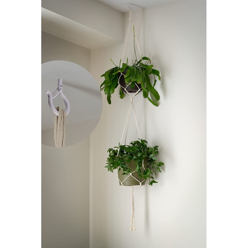 PlusRoc 20 Pack Christmas Light Hooks for Outdoor Seasonal Lighting