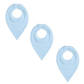 Baby Bibs, Dribble Bibs For Baby Boys & Girls, Newborn Teething Bibs, Made In Britain, 100% Cotton Bandana Bibs, 3 Pack, Pink, 0-6 Months