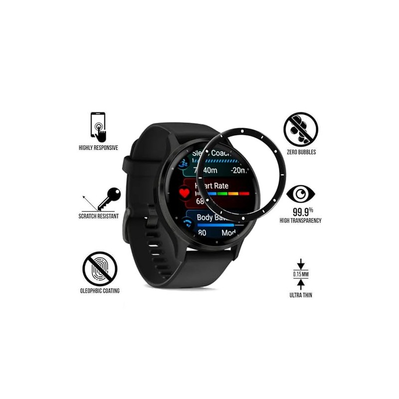 HEYUS [3 Pack] for Garmin Venu 3 45mm Screen Protector,