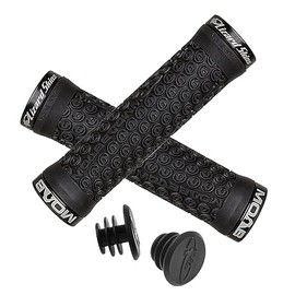 Lizard Skins Unisex's Lock-On Grips - Moab Handlebar, Black, One Size