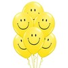 Smile Face Smiling Latex Balloons, 12" Latex, Party Decorations for