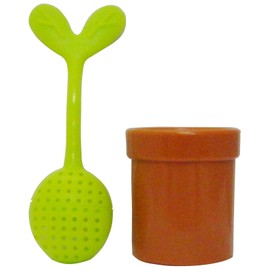 トルネ 茶こし くり返し使えて便利 シリコンティーバッグ リーフ P-3163