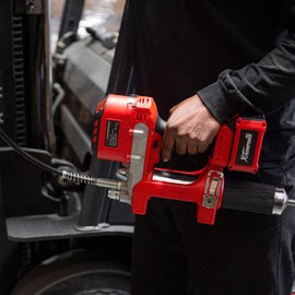 XtremepowerUS 20V Max Cordless Grease Gun 47" Automatic Lithium Ion Professional High Pressure, 10,000 PSI