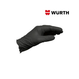 Wurth Gants Nitrile Noir XL Non poudré jetable