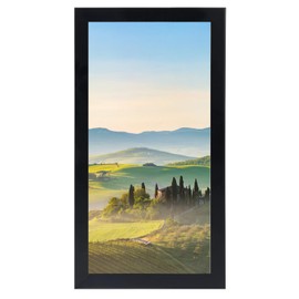 HUKONHEP 7x14 Black Picture Frames, Photos Frame with Plexiglass, Wall Gallery Photo Frames, Horizontal and Vertical for Wall Mounting and Tabletop, Home Office Decoration