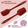 Wanbasion 5 Piece Premium Silicone Spatula Set Heat Resistant, Kitchen