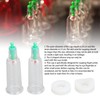 2pcs Finger Cupping Therapy Cups with Silicone Flat Elbow Rings
