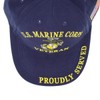 Eagle Emblems Marines Veteran Cap, Blue, Standard