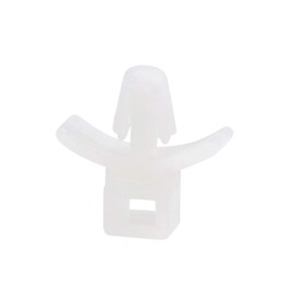 uxcell Cable Tie Base Saddle Type Mount Wire Holder Permanently Anchor To Wall Desk 15.5x15x6.5mm White 100pcs