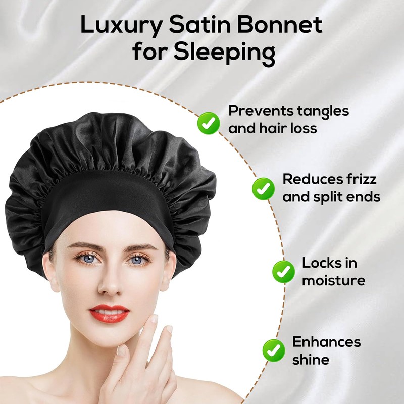 Romon Cuffia di Seta per La Notte Capelli Ricci, 2