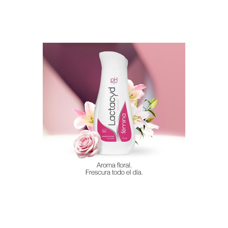 Lactacyd fémina shampoo íntimo de uso diario, 200ml