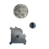 Hippopotenuse Triangle Math Geometry Hippo Hypotenuse Cute STEM Metal Enamel