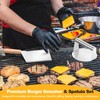 Onader Burger Press & Griddle Spatula Set, 2Pcs Stainless Steel