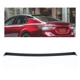 ECOTRIC Rear Window Roof Spoiler Compatible with 2018-2023 Toyota Camry Rear Window Wing Painted Black