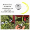 Universal Testina Decespugliatore Erbae, ZoneYan Testina per Erba in Alluminio,