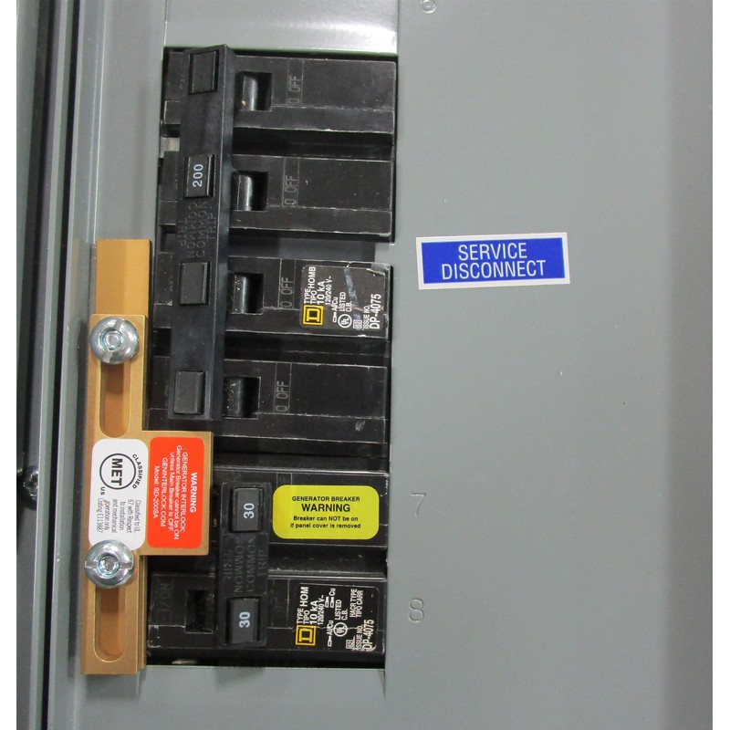 SD-200SA Square D Generator Interlock Kit for Homeline Meter Main