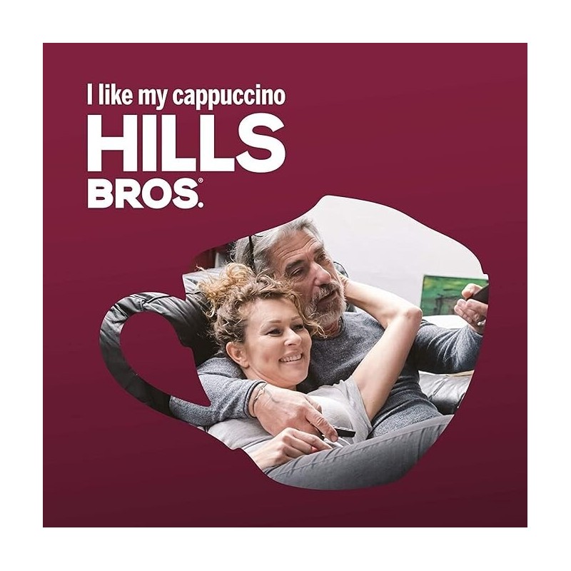 Hills Bros Instant Cappuccino Mix Sugar-Free French Vanilla Cafe Coffee