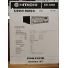 Hitachi SR-2004 Receiver Service Manual Photocopy