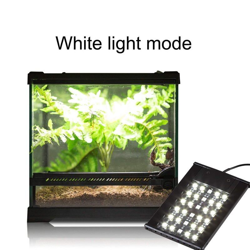 REPTI ZOO Terrarium Light Day and Night Mode Reptile LED