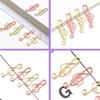 Getrays 20pcs Music Paper Clips, Large Size Music Note Guitar