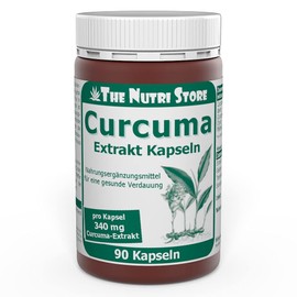 Curcuma 340 mg Extract Capsules Pack of 90 for Healthy Digestion