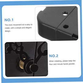 SEWACC 1 Set Reverse Clock Mechanism Replacement Kit DIY Clock Movement for Unique Reverse Display Durable Components Easy Installation