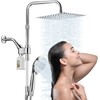MIAOHUI High Pressure Rain Shower Head with 7 Settings Handheld